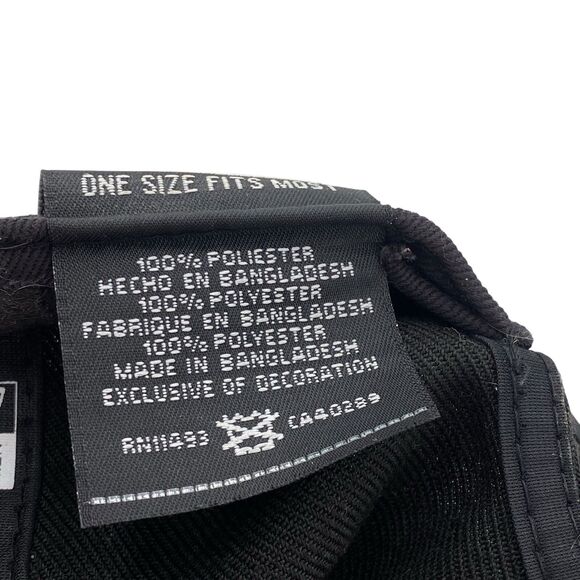 New Era 9FIFTY Pittsburgh Steelers Black White Snapback Hat (H23) - Picture 7 of 10